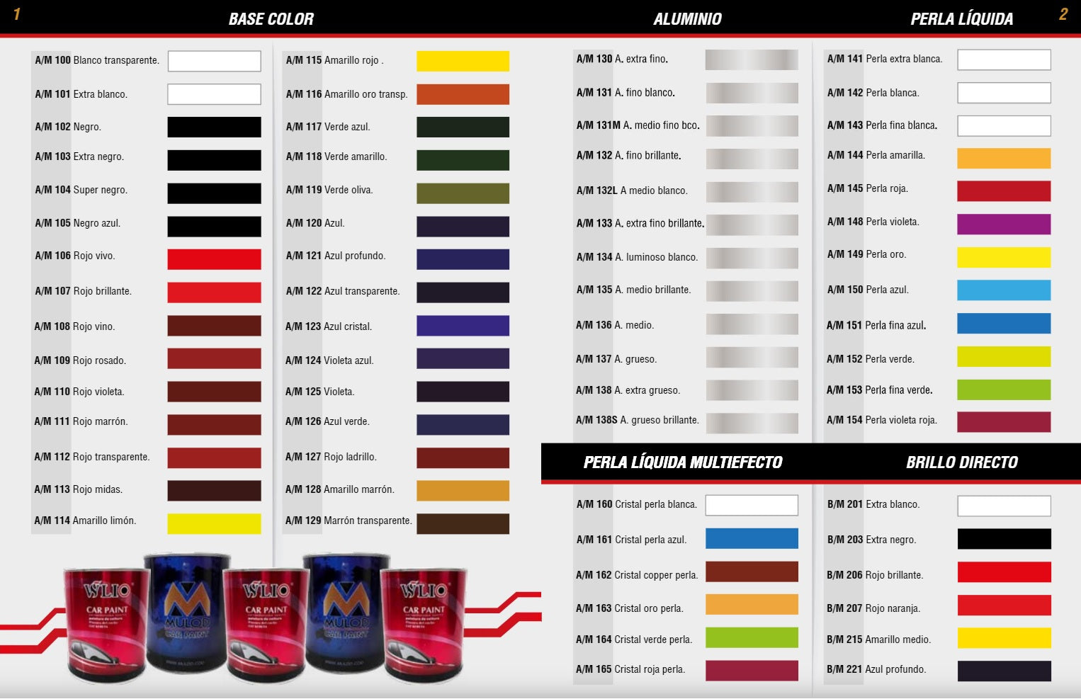 Molv Color Color Catalog – Mulod